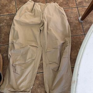 Refuge Retro Slouchy Oversized Grunge Parachute Pants Size L